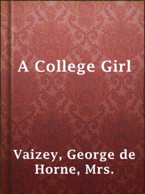 cover image of A College Girl